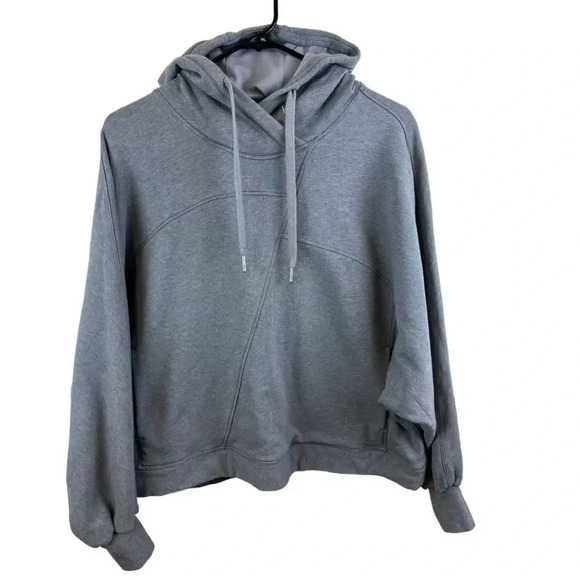 Lululemon Broken Beats Hoodie Heathered Glacier Grey size X/S - Picture 10 of 16